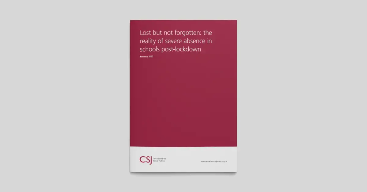 Lost but not forgotten - The Centre for Social Justice